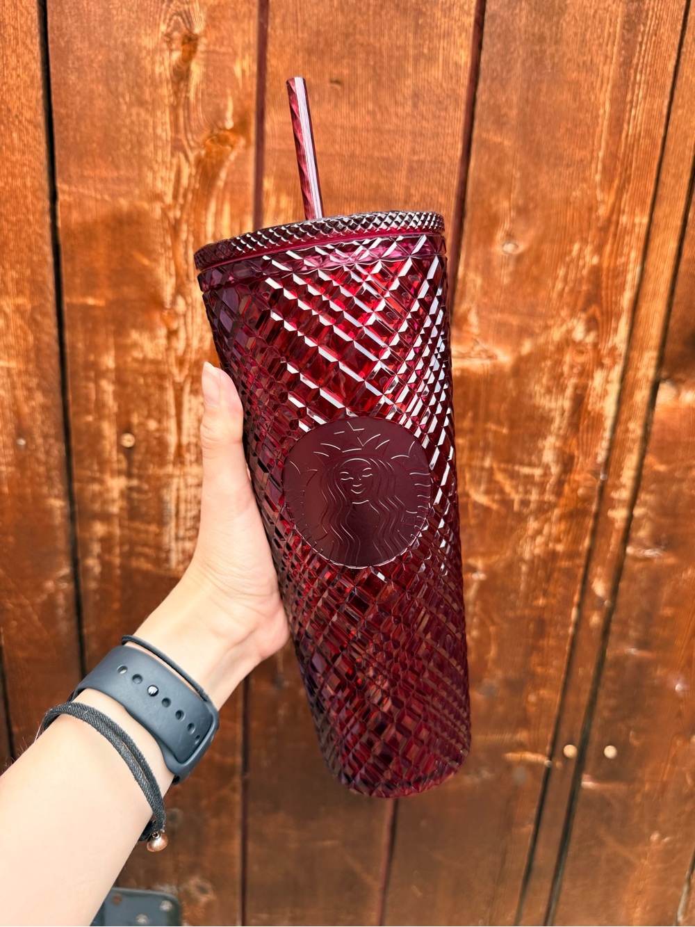 Starbucks Textured Tumbler - Burgundy
